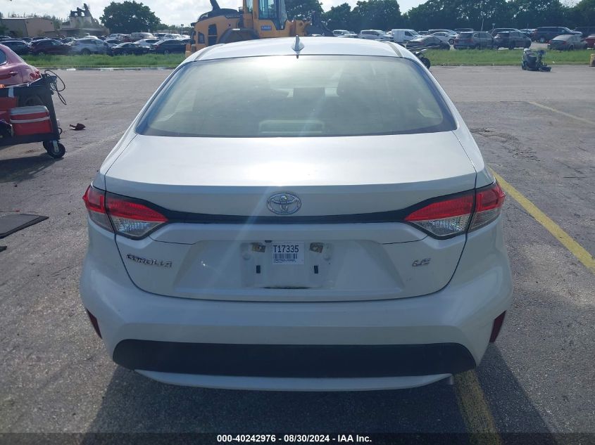 2020 Toyota Corolla Le VIN: JTDEPRAE9LJ063693 Lot: 40242976