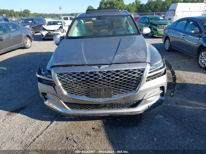 2022 Genesis Gv80 3.5T Awd Advanced VIN: KMUHCESC1NU075852 Lot: 40242987