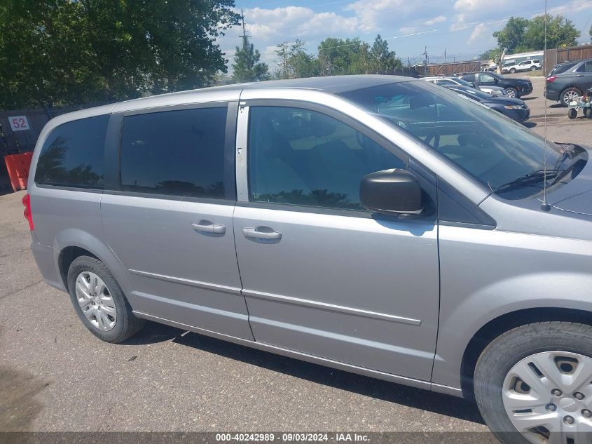 2016 Dodge Grand Caravan Se VIN: 2C4RDGBG5GR139958 Lot: 40242989