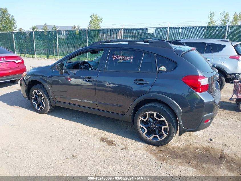 2017 Subaru Crosstrek 2.0I Premium VIN: JF2GPABCXHG249112 Lot: 40243009