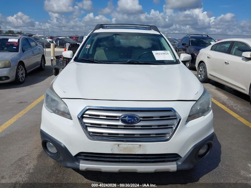 2017 Subaru Outback 2.5I Limited VIN: 4S4BSANC4H3366836 Lot: 40243026