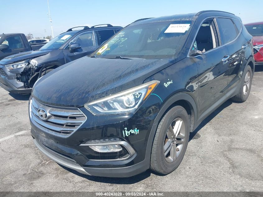 2017 Hyundai Santa Fe Sport 2.4L VIN: 5XYZU3LBXHG402219 Lot: 40243028