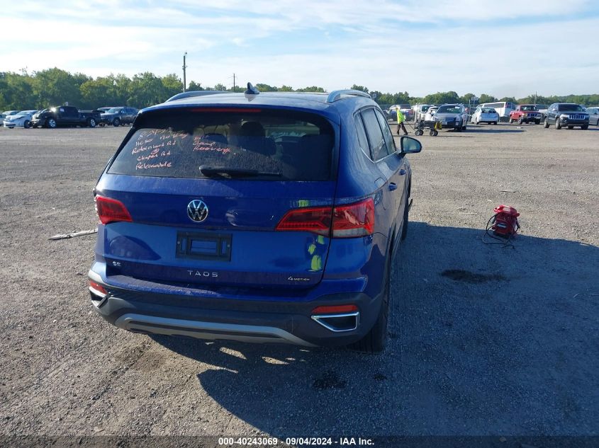 2022 Volkswagen Taos 1.5T Se VIN: 3VVLX7B28NM099253 Lot: 40243069