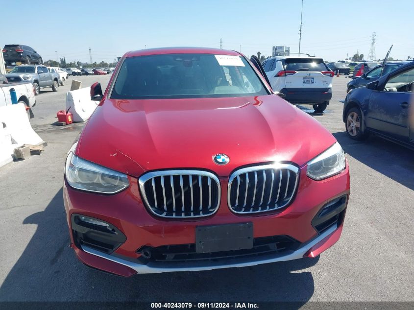 2019 BMW X4 xDrive30I VIN: 5UXUJ3C58KLG53945 Lot: 40243079