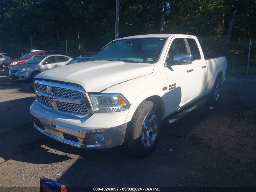 2017 Ram 1500 Laramie Quad Cab 4X4 6'4 Box VIN: 1C6RR7JTXHS715941 Lot: 40243097