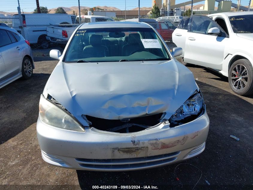 2002 Toyota Camry Xle V6 VIN: 4T1BF30K82U002516 Lot: 40243109