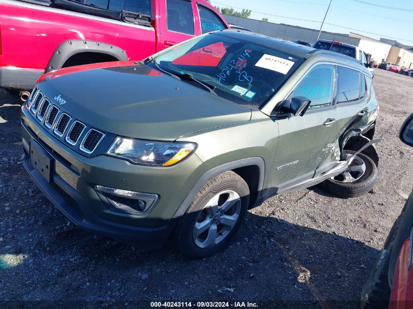 2018 Jeep Compass Latitude 4X4 VIN: 3C4NJDBB2JT103255 Lot: 40243114