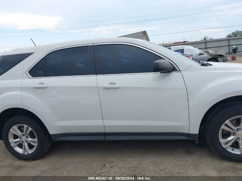 2013 Chevrolet Equinox Ls VIN: 2GNALBEK4D6431446 Lot: 40243130