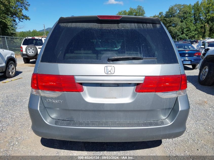 2009 Honda Odyssey Ex-L VIN: 5FNRL38789B054582 Lot: 40243135