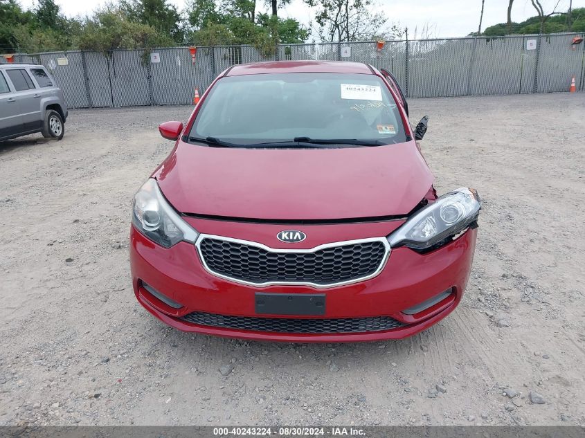 2016 Kia Forte Lx VIN: KNAFK4A61G5445663 Lot: 40243224