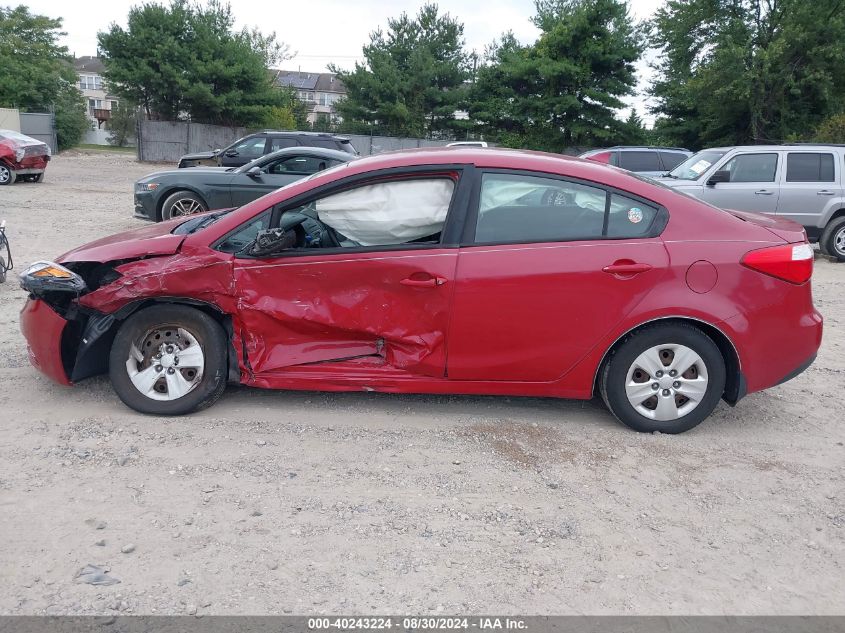 2016 Kia Forte Lx VIN: KNAFK4A61G5445663 Lot: 40243224