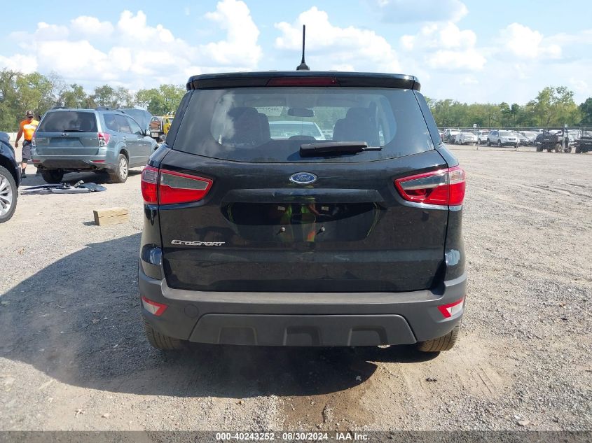 2021 Ford Ecosport S VIN: MAJ3S2FEXMC455860 Lot: 40243252