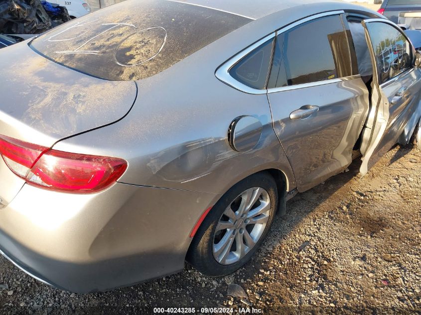 2015 Chrysler 200 Limited VIN: 1C3CCCABXFN695450 Lot: 40243285