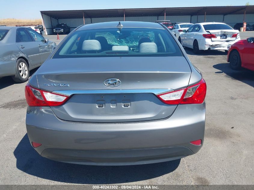 2014 Hyundai Sonata Gls VIN: 5NPEB4ACXEH863205 Lot: 40243302