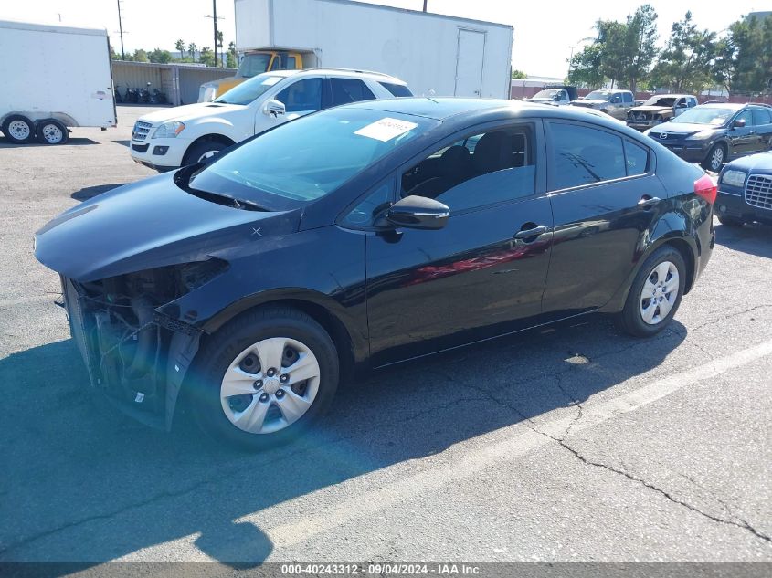 VIN KNAFX4A60F5285615 2015 KIA Forte, LX no.2