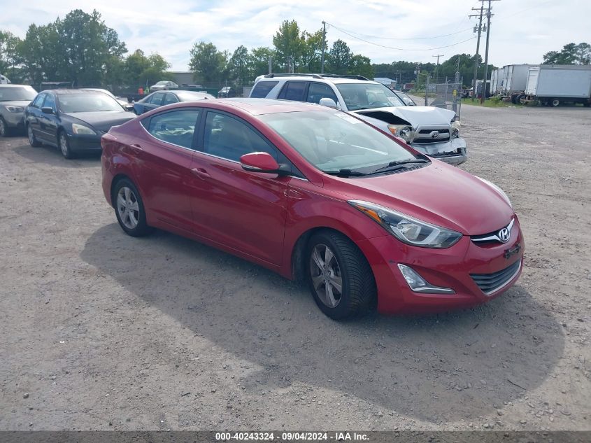 2016 Hyundai Elantra Value Edition VIN: KMHDH4AE0GU593188 Lot: 40243324