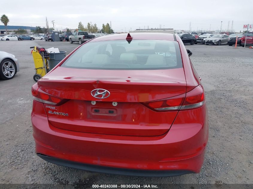 2017 HYUNDAI ELANTRA SE - KMHD84LF4HU225412