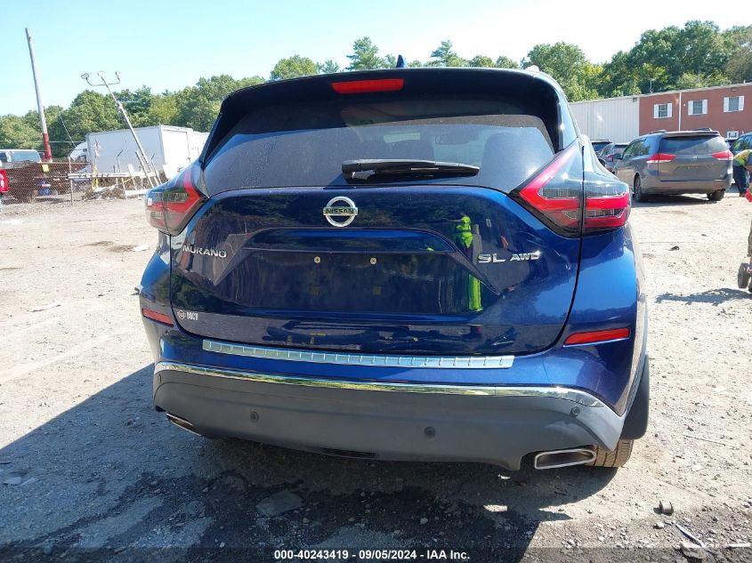 2020 Nissan Murano Sl Intelligent Awd VIN: 5N1AZ2CS6LN155531 Lot: 40243419