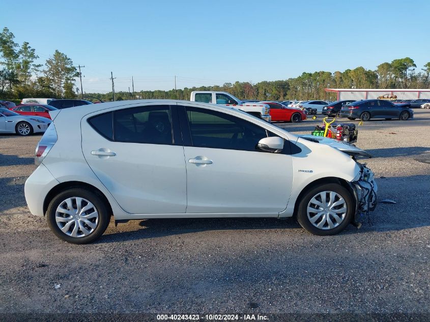 2014 Toyota Prius C Two VIN: JTDKDTB35E1560314 Lot: 40243423