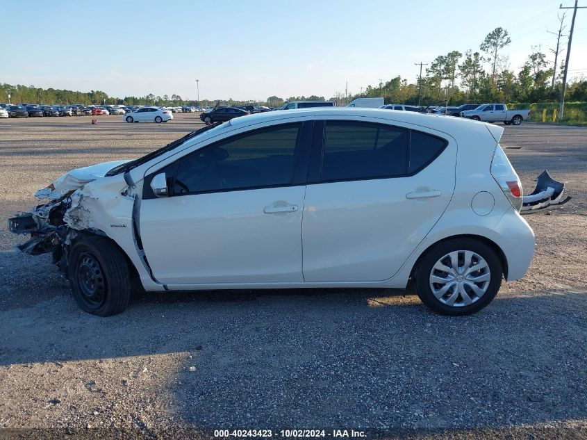 2014 Toyota Prius C Two VIN: JTDKDTB35E1560314 Lot: 40243423