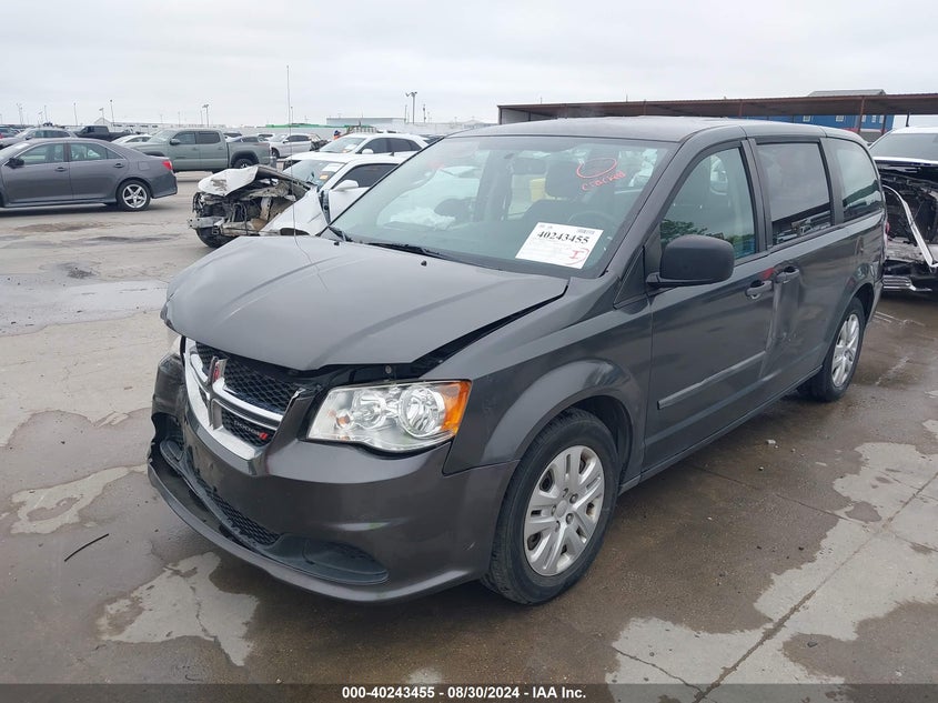2016 DODGE GRAND CARAVAN AMERICAN VALUE PKG - 2C4RDGBG9GR356493