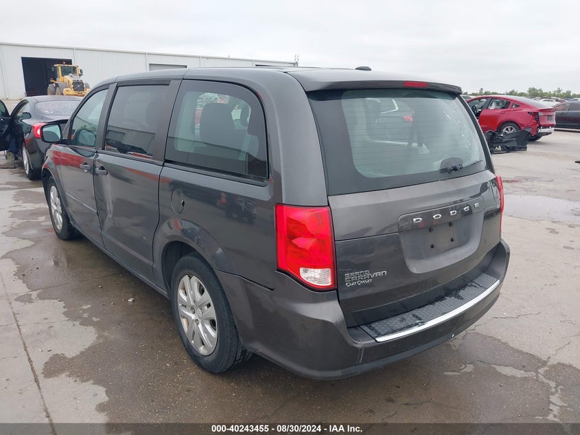 2016 DODGE GRAND CARAVAN AMERICAN VALUE PKG - 2C4RDGBG9GR356493