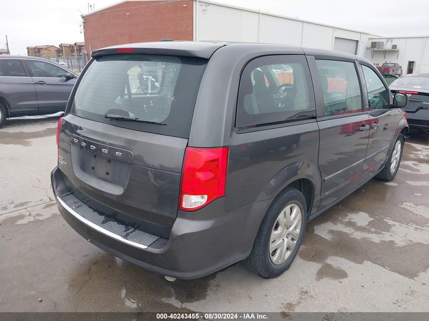 2016 DODGE GRAND CARAVAN AMERICAN VALUE PKG - 2C4RDGBG9GR356493