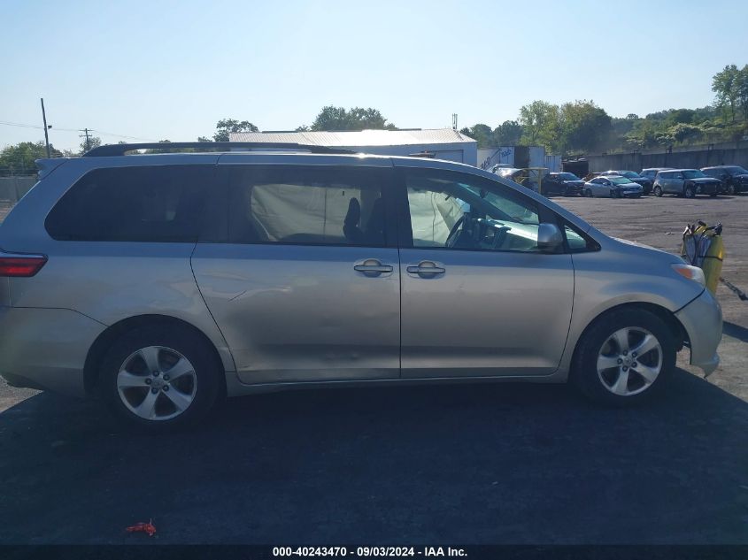 2015 Toyota Sienna Le 8 Passenger VIN: 5TDKK3DC2FS582732 Lot: 40243470