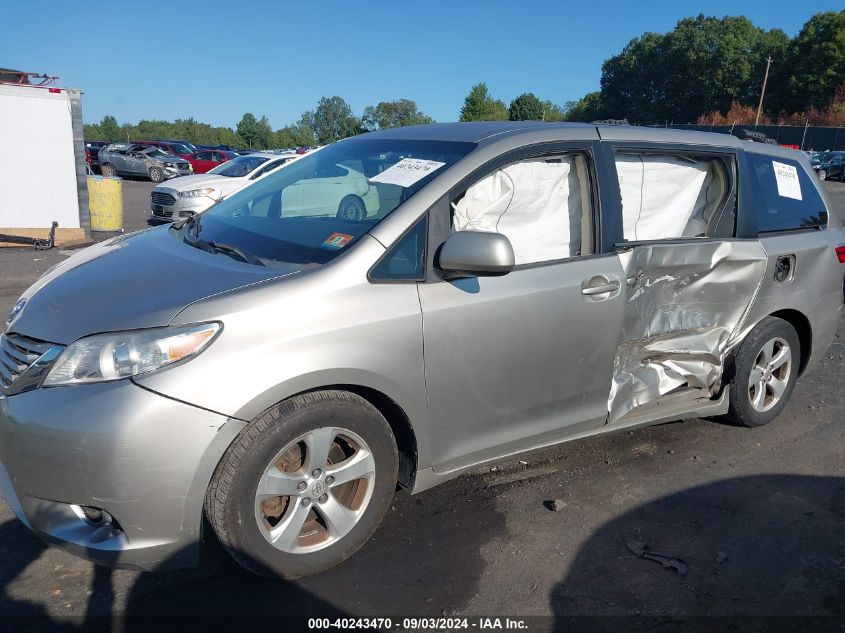 2015 Toyota Sienna Le 8 Passenger VIN: 5TDKK3DC2FS582732 Lot: 40243470