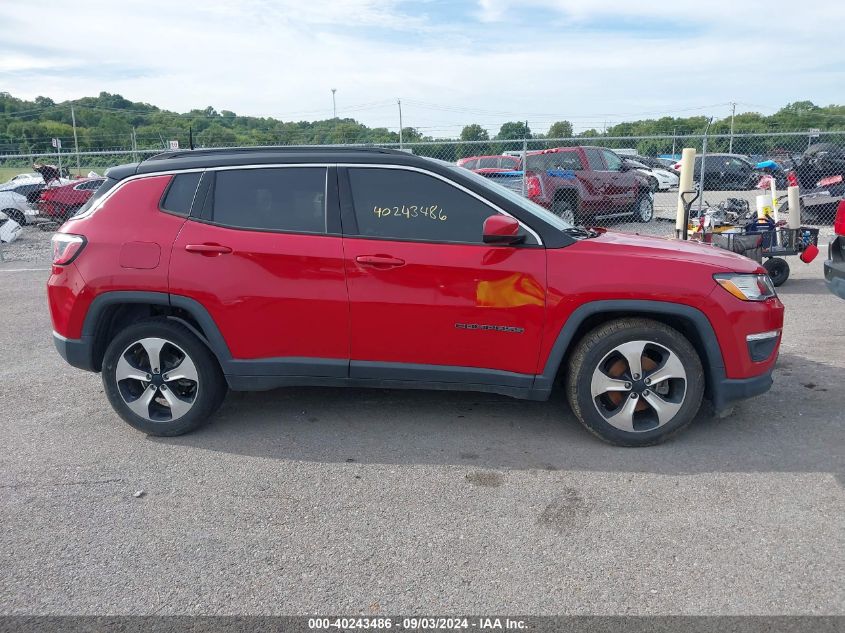 2018 Jeep Compass Latitude Fwd VIN: 3C4NJCBBXJT169708 Lot: 40243486