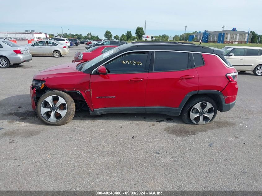 2018 Jeep Compass Latitude Fwd VIN: 3C4NJCBBXJT169708 Lot: 40243486