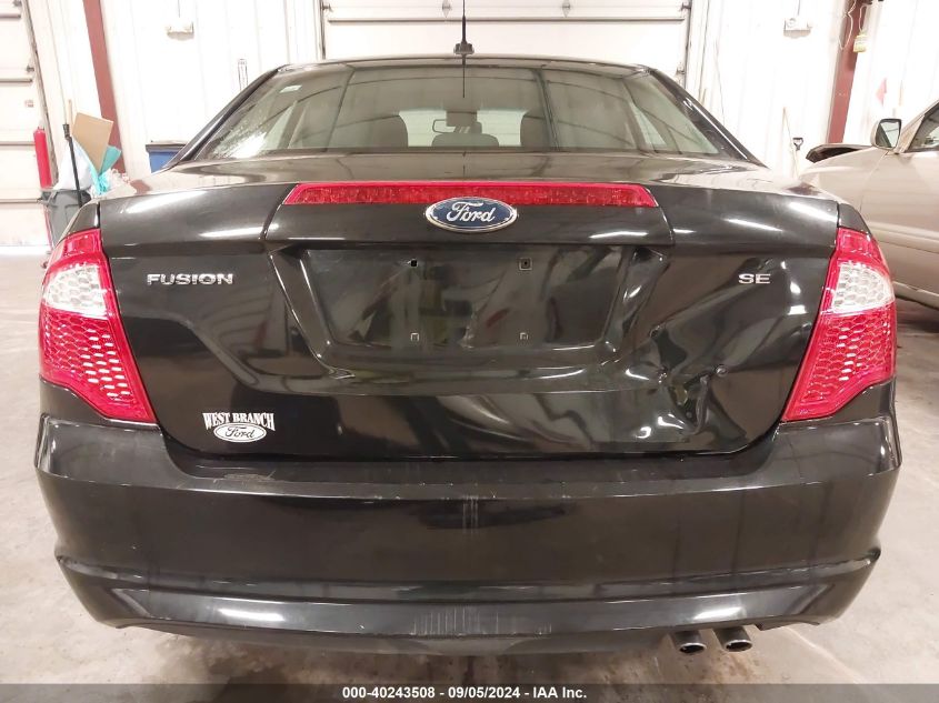 2012 Ford Fusion Se VIN: 3FAHP0HA2CR212100 Lot: 40243508