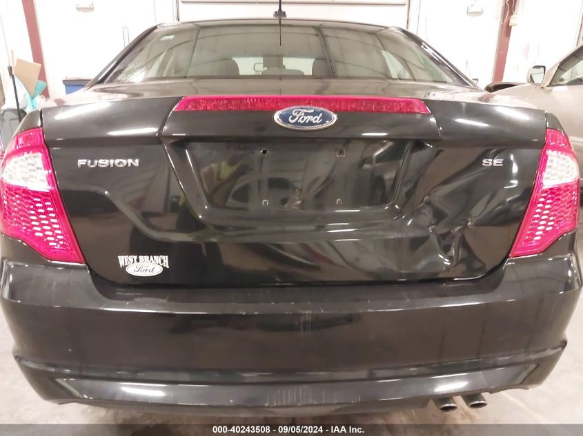 2012 Ford Fusion Se VIN: 3FAHP0HA2CR212100 Lot: 40243508