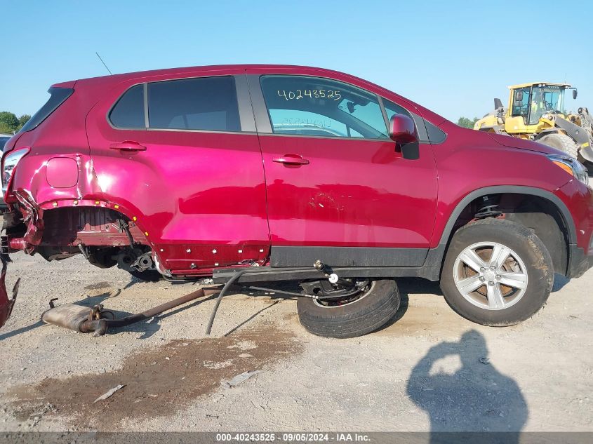 2022 Chevrolet Trax Awd Ls VIN: KL7CJNSM9NB513277 Lot: 40243525