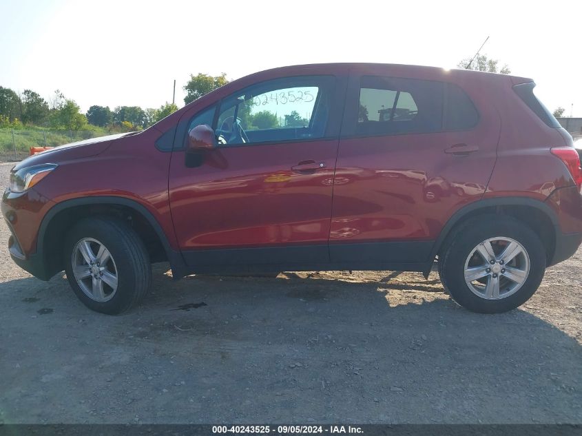 2022 Chevrolet Trax Awd Ls VIN: KL7CJNSM9NB513277 Lot: 40243525