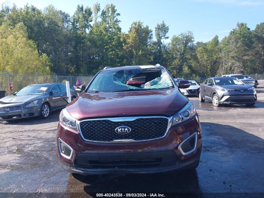 2018 Kia Sorento 2.4L Lx VIN: 5XYPG4A31JG407752 Lot: 40243538