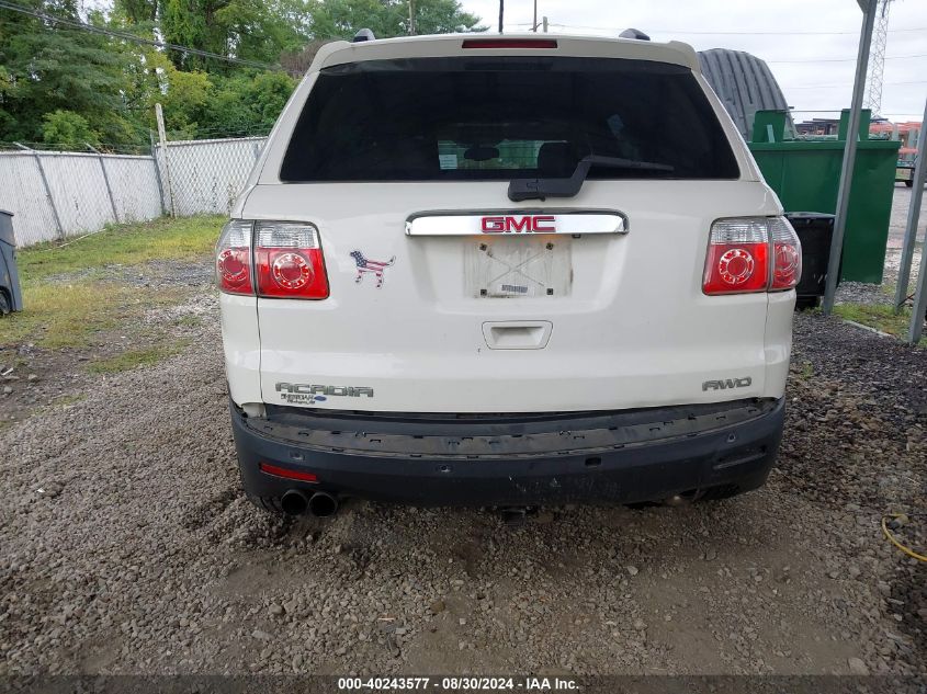 2011 GMC Acadia Slt-2 VIN: 1GKKVSED7BJ117836 Lot: 40243577