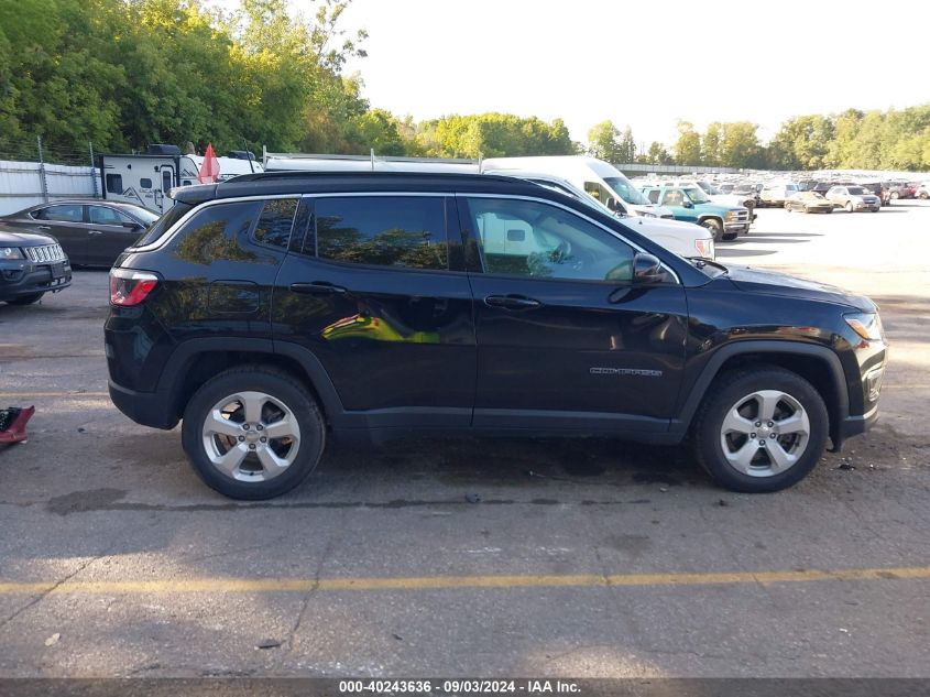 2018 Jeep Compass Latitude 4X4 VIN: 3C4NJDBB5JT349801 Lot: 40243636