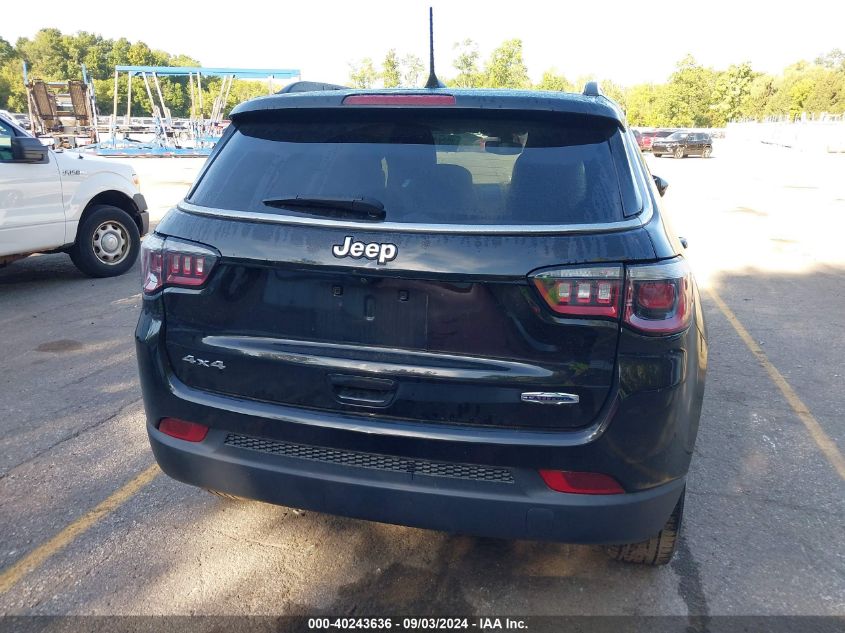 2018 Jeep Compass Latitude 4X4 VIN: 3C4NJDBB5JT349801 Lot: 40243636