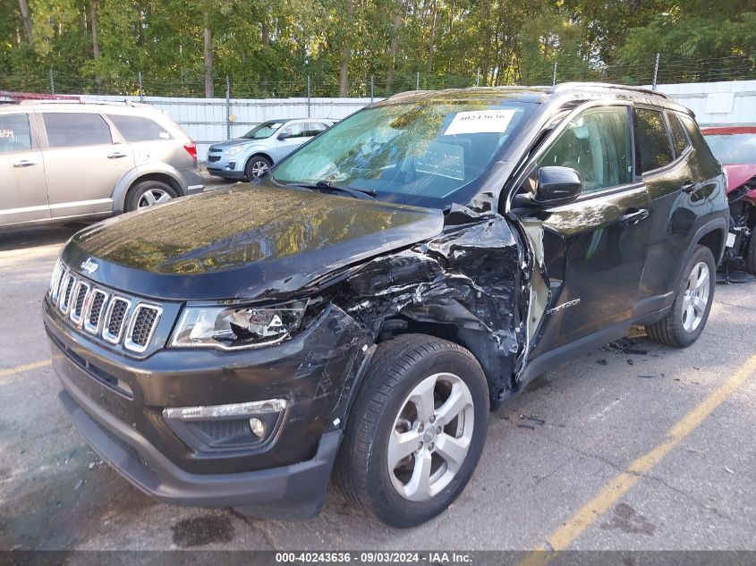 2018 Jeep Compass Latitude 4X4 VIN: 3C4NJDBB5JT349801 Lot: 40243636