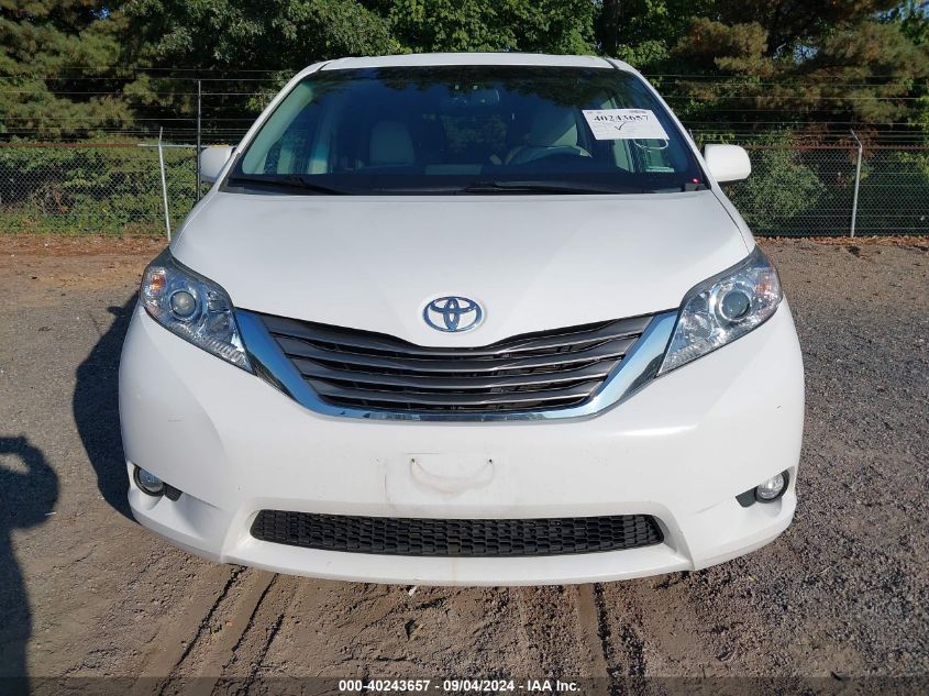 2013 Toyota Sienna Xle 7 Passenger VIN: 5TDDK3DC7DS053721 Lot: 40243657