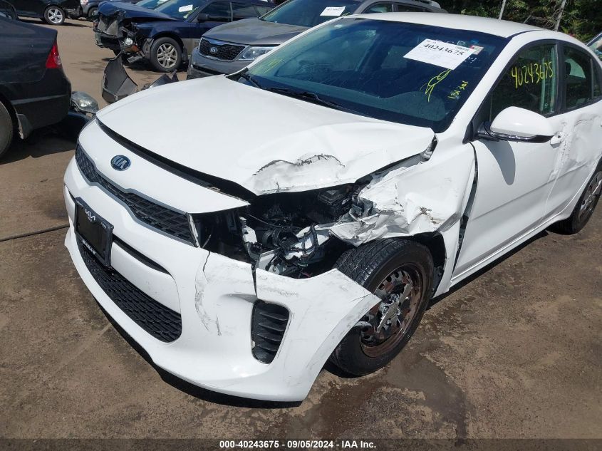 2018 Kia Rio Lx/S VIN: 3KPA24ABXJE094838 Lot: 40243675