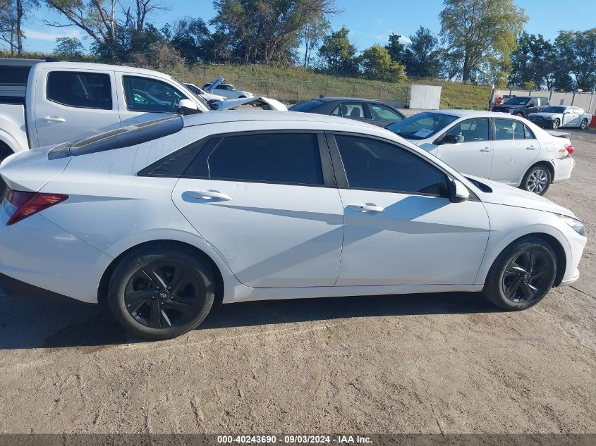 2022 Hyundai Elantra Hybrid Blue VIN: KMHLM4AJXNU020607 Lot: 40243690