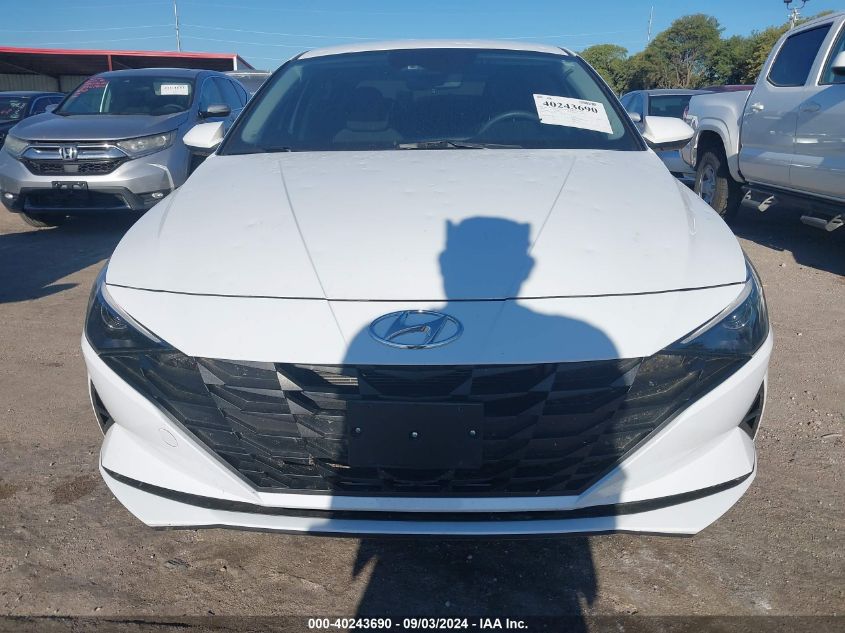 2022 Hyundai Elantra Hybrid Blue VIN: KMHLM4AJXNU020607 Lot: 40243690