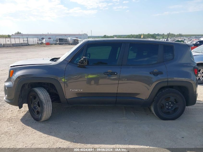 2020 Jeep Renegade Sport 4X4 VIN: ZACNJBAB2LPK97508 Lot: 40243691