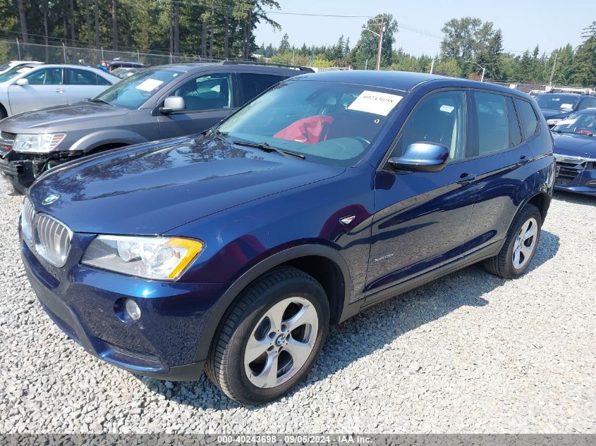 2011 BMW X3 xDrive28I VIN: 5UXWX5C50BL713507 Lot: 40243698