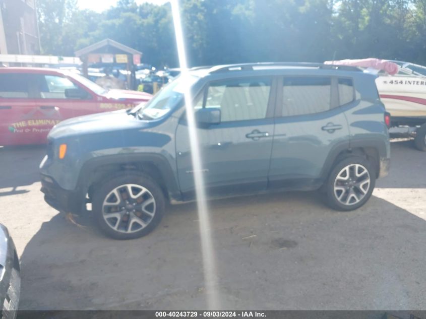 2018 Jeep Renegade Latitude 4X4 VIN: ZACCJBBB7JPJ09343 Lot: 40243729