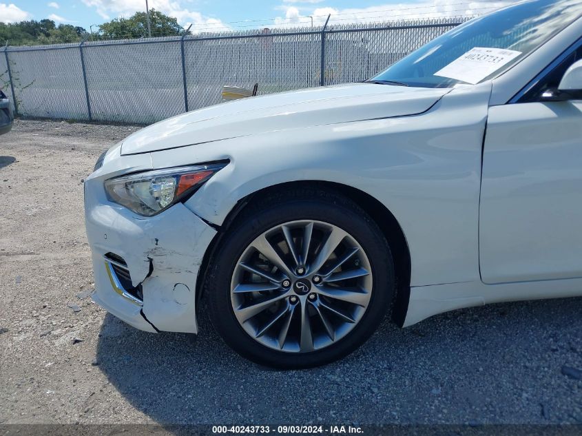 2022 Infiniti Q50 Luxe VIN: JN1EV7BP1NM310414 Lot: 40243733