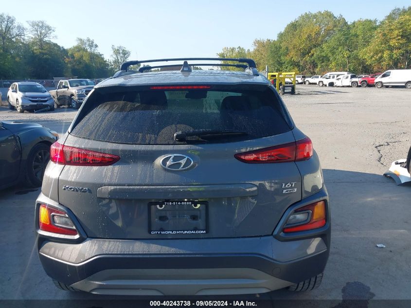 2021 Hyundai Kona Night VIN: KM8K6CA53MU715772 Lot: 40243738