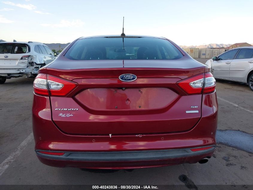 2015 FORD FUSION SE - 3FA6P0HD5FR201257